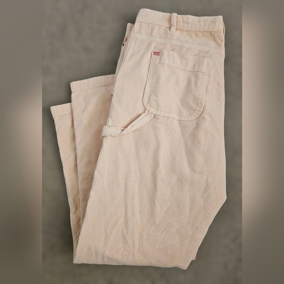 Urban Outfitters BDG Double Knee Corduroy Carpenter Pants Women sz 16 - Picture 2 of 7
